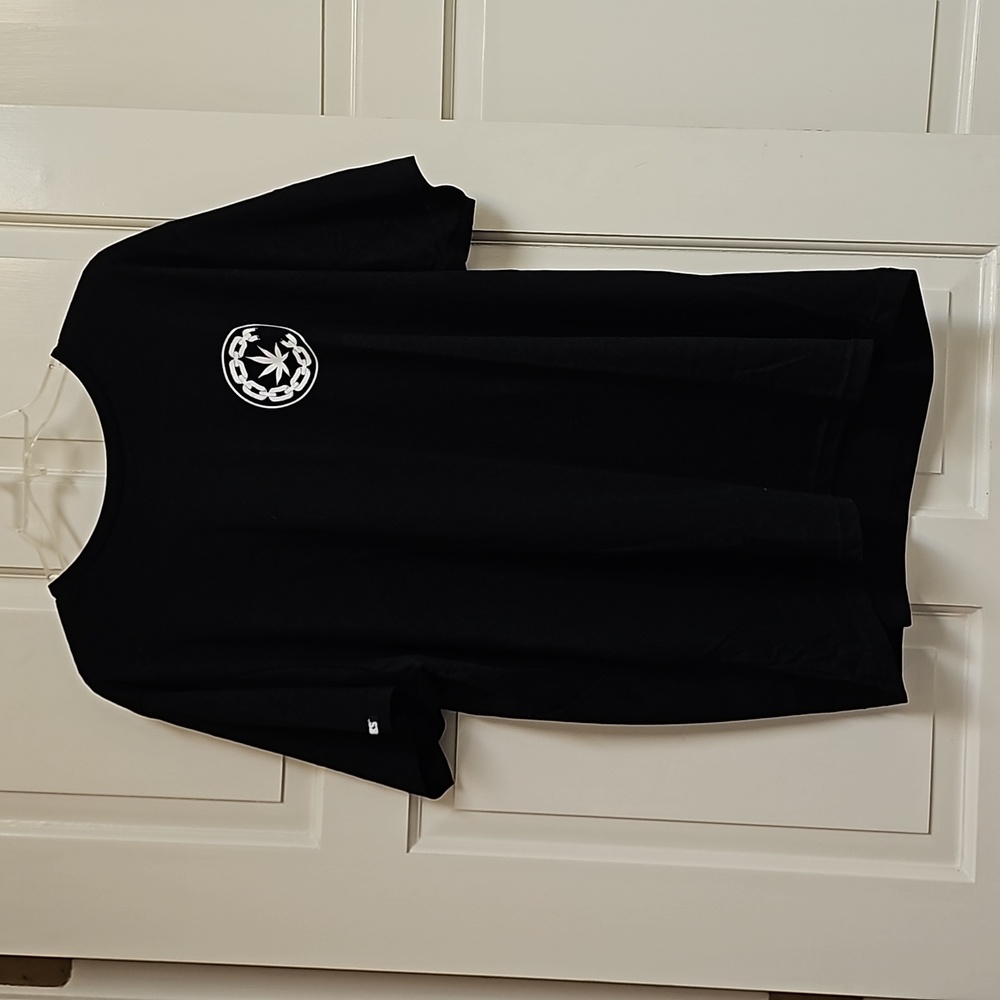 New Crooks & Castles "rolling with quality" print short sleeve tee